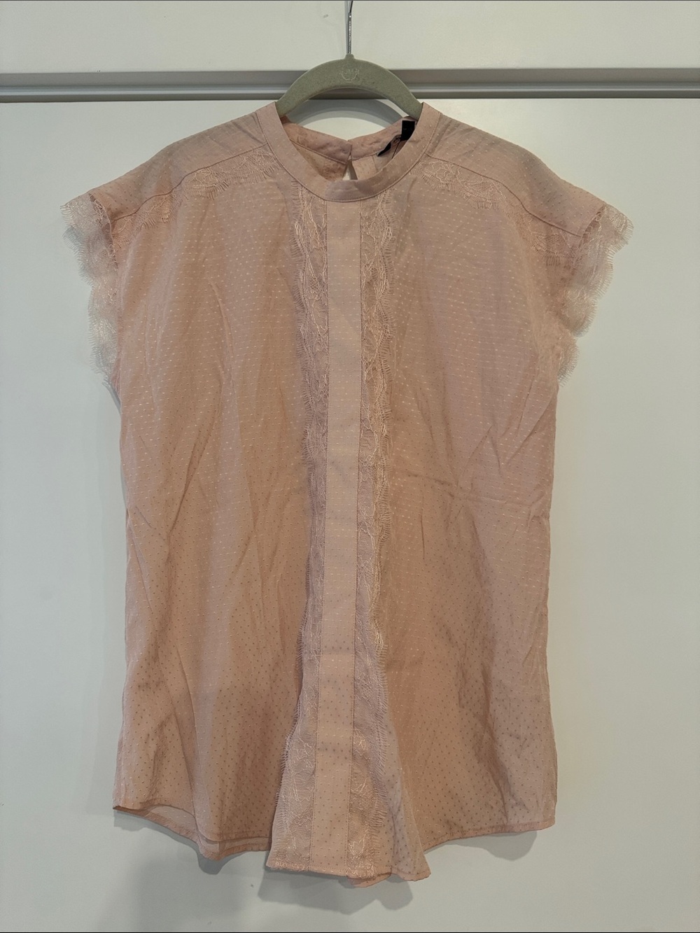 Express Lace Detail Blouse Size M